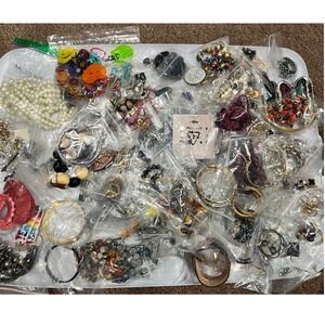 Five Pound Bagged Items All Wearable Mixed Jewely Reseller Lot- One